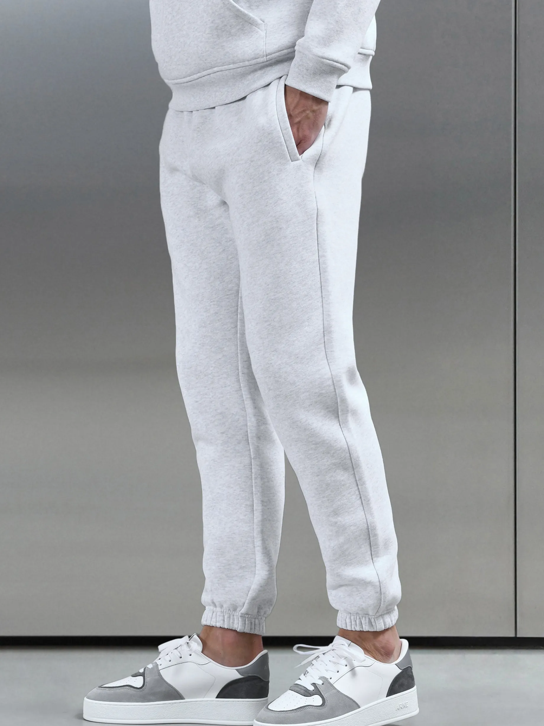 Relaxed Fit Jogger - Marl Grey