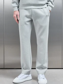 Relaxed Fit Knitted Jogger - Marl Grey