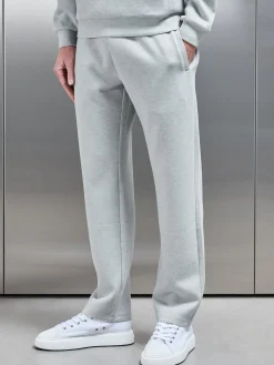 Relaxed Fit Knitted Jogger - Marl Grey