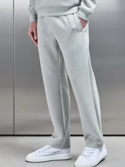 Relaxed Fit Knitted Jogger - Marl Grey