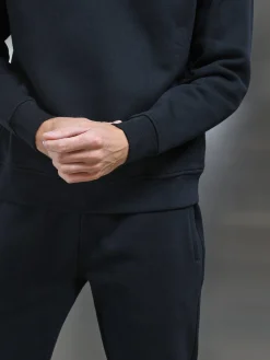 Relaxed Fit Sweatshirt - Black