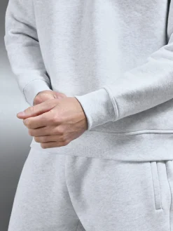 Relaxed Fit Sweatshirt - Marl Grey