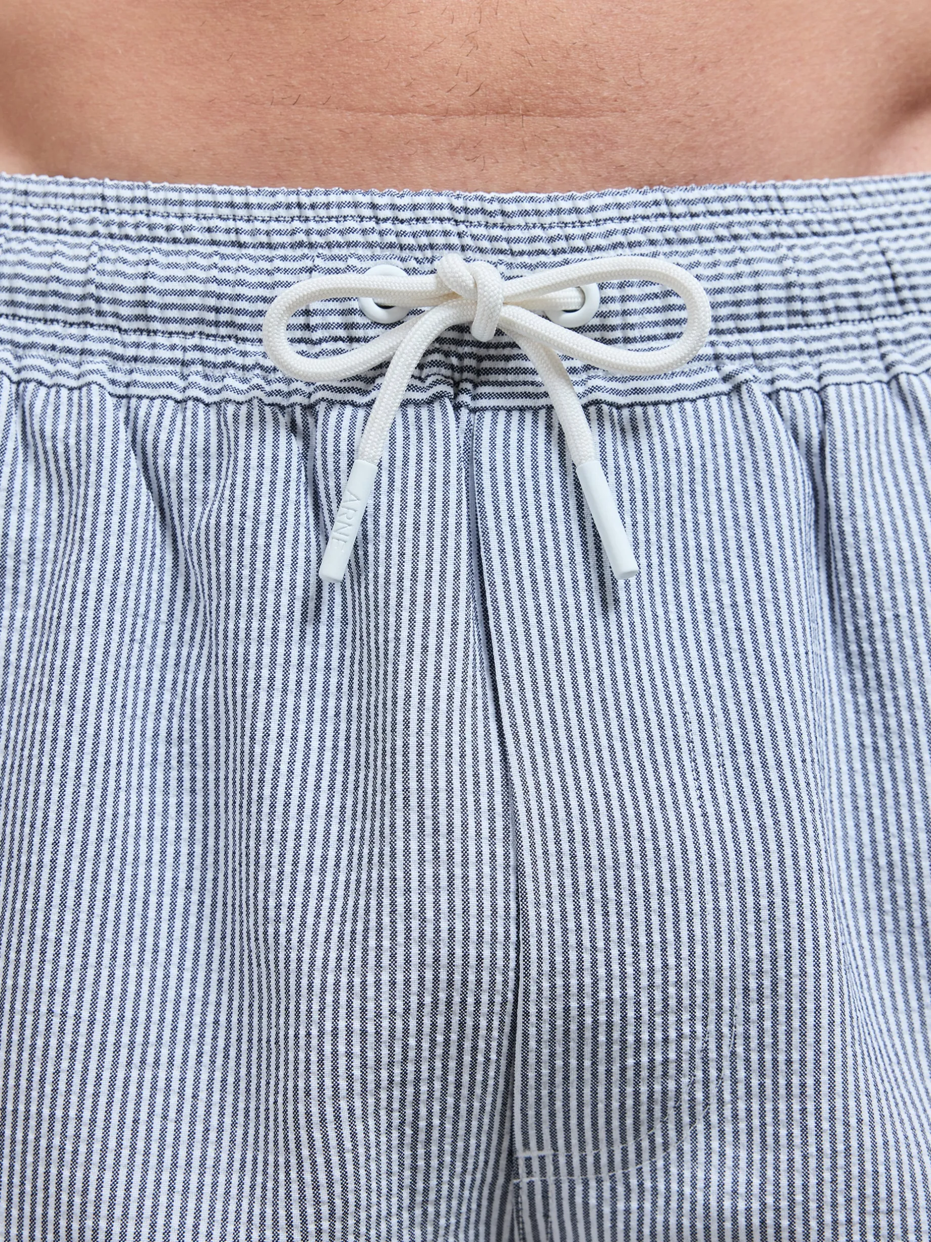 Seersucker Swim Short - Black