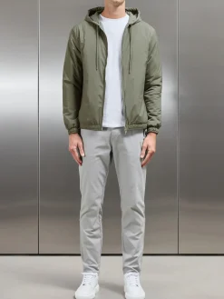 Shell Padded Windbreaker - Olive