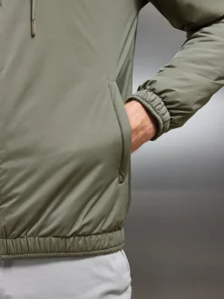 Shell Padded Windbreaker - Olive