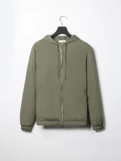 Shell Padded Windbreaker - Olive