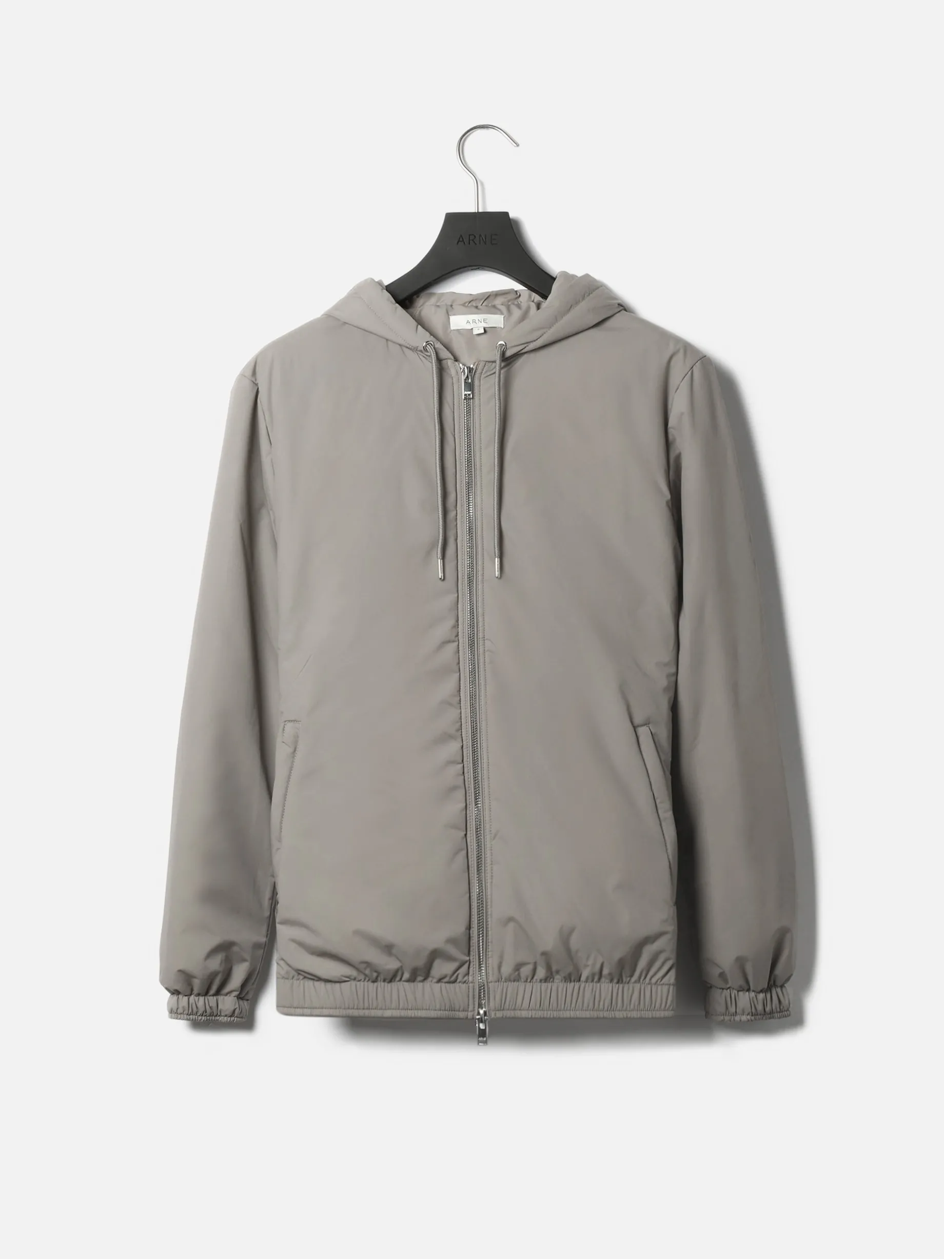 Shell Padded Windbreaker - Taupe