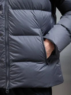Short Down Jacket - Grey