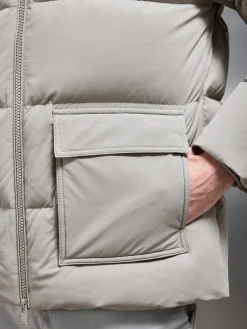 Short Down Parka - Taupe
