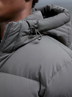 Short Down Pocket Parka - Olive