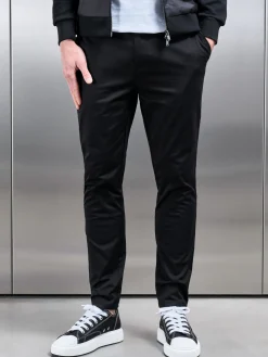 Slim Fit Chino Trouser - Black