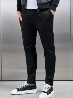 Slim Fit Chino Trouser - Black
