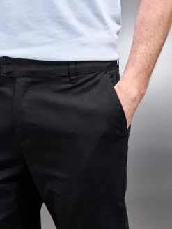 Slim Fit Chino Trouser - Black