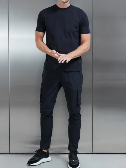 Slim Fit Cotton T-shirt - Black
