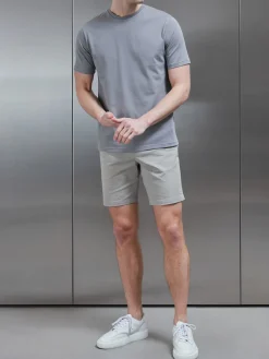Slim Fit Cotton T-Shirt - Grey