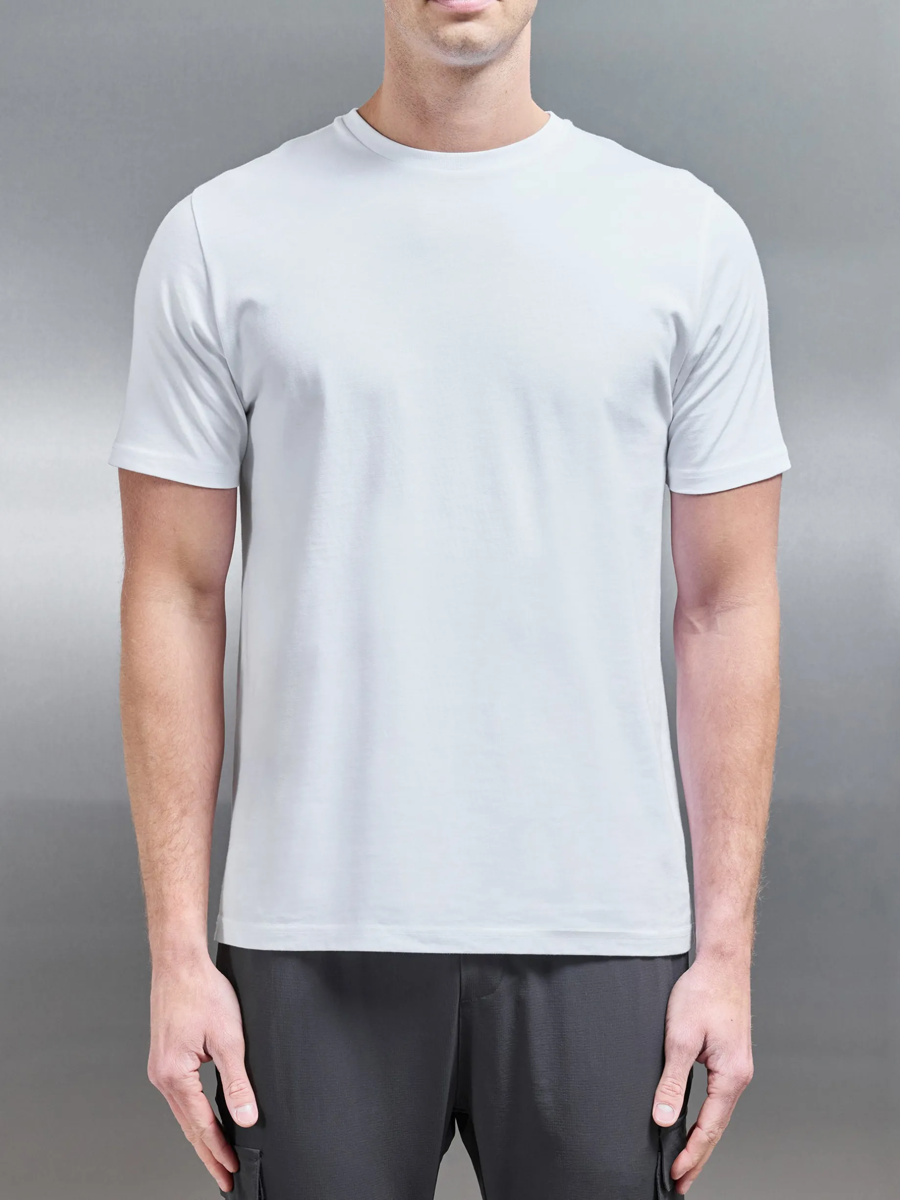 Slim Fit Cotton T-shirt - White