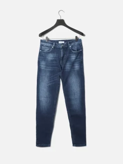 Slim Fit Denim Jeans - Mid Blue