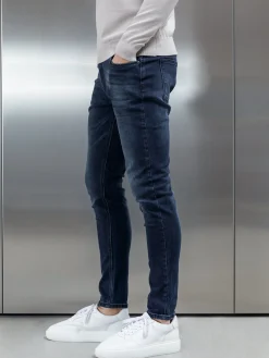 Slim Fit Denim Jeans - Midnight Blue
