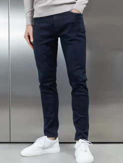 Slim Fit Denim Jeans - Navy