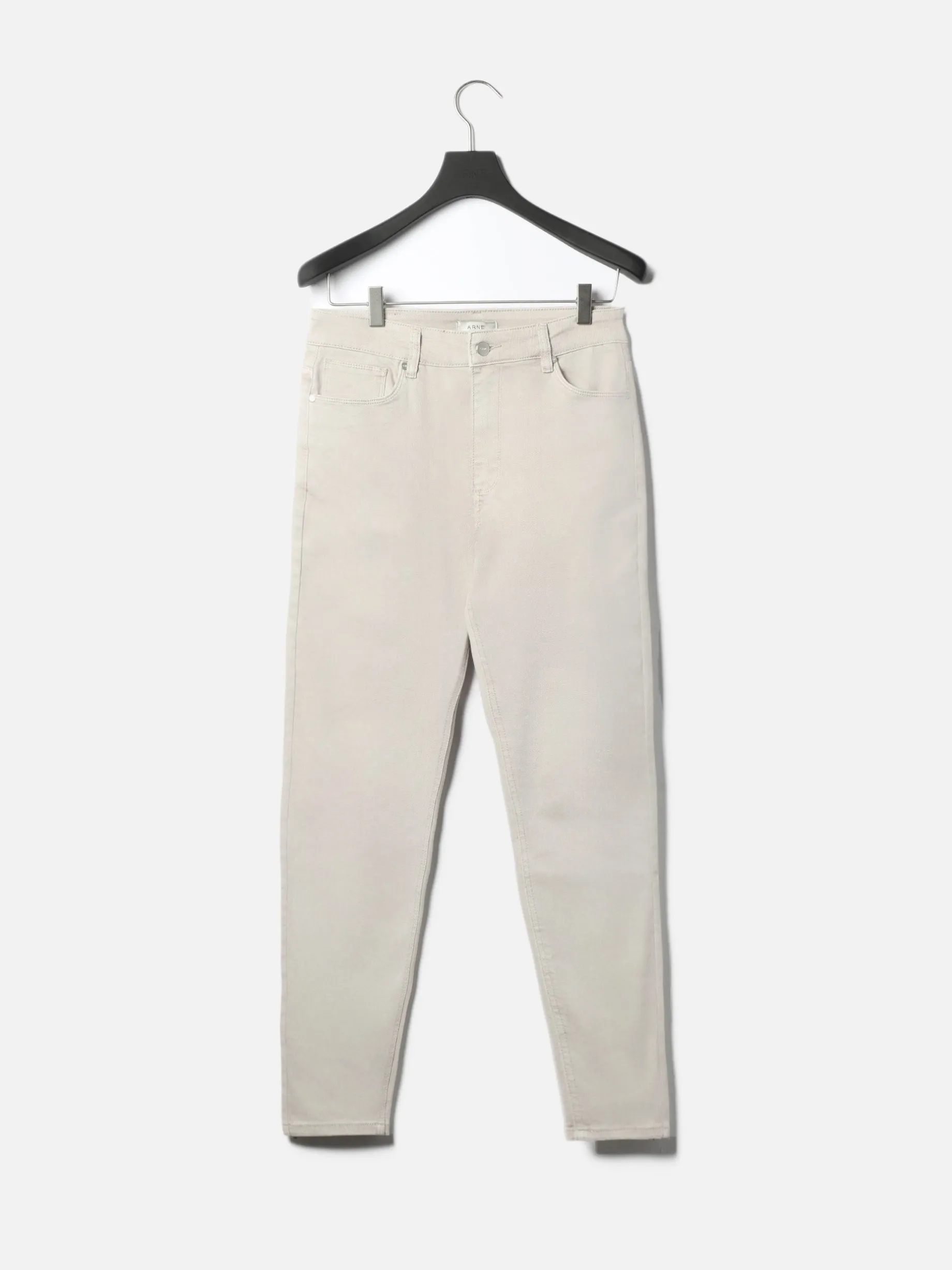 Slim Fit Denim Jeans - Stone