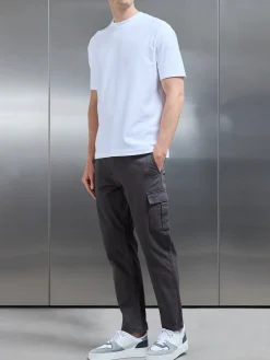 Smart Relaxed Cotton Cargo Pant - Grey