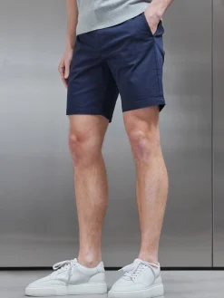 Tailored Chino Short - Navy