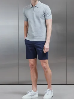Tailored Chino Short - Navy