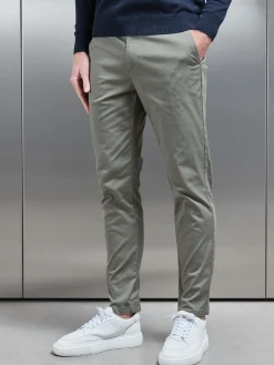 Tailored Chino Trouser - Olive