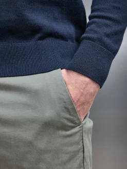 Tailored Chino Trouser - Olive