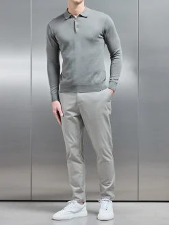 Tailored Chino Trouser - Stone