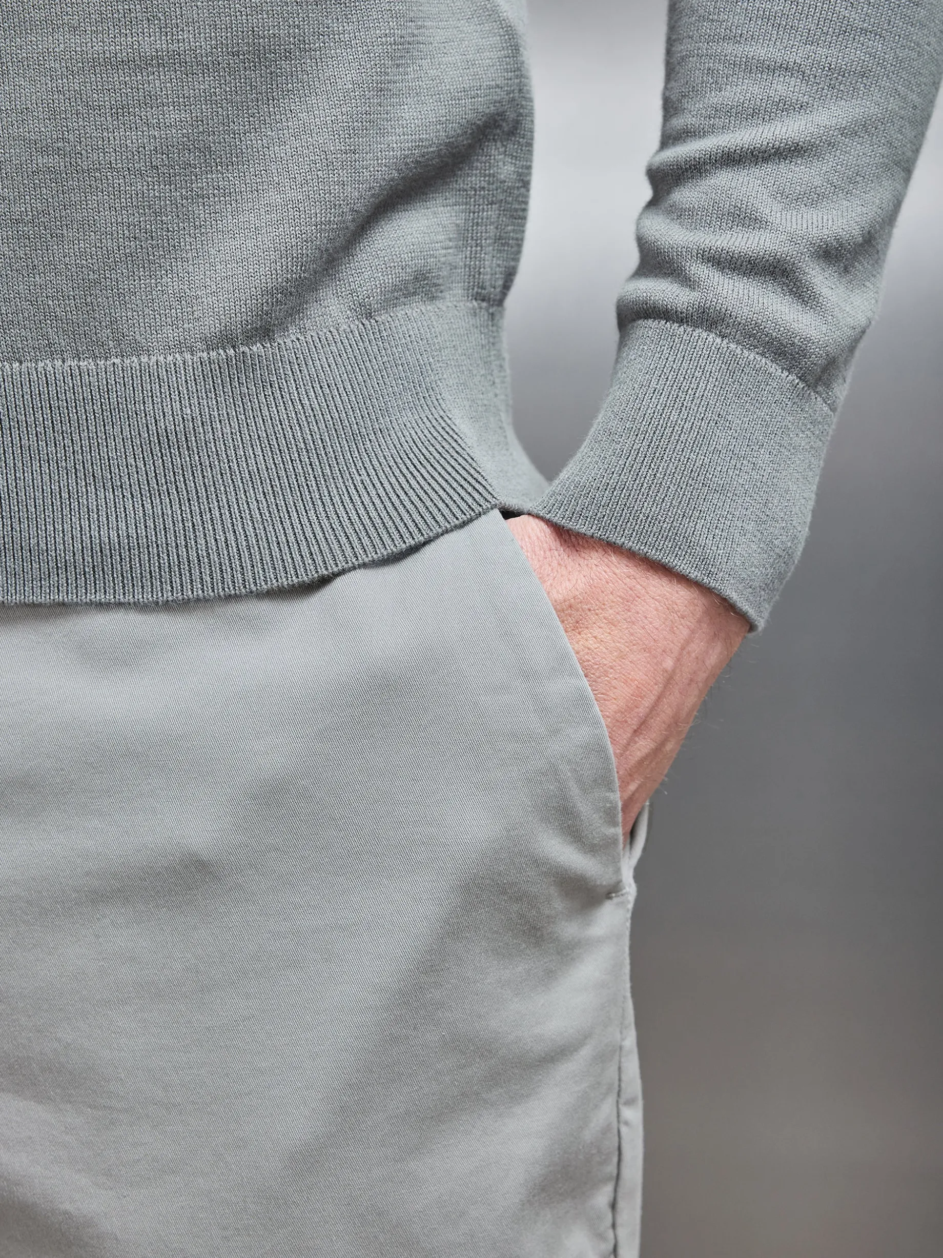 Tailored Chino Trouser - Stone