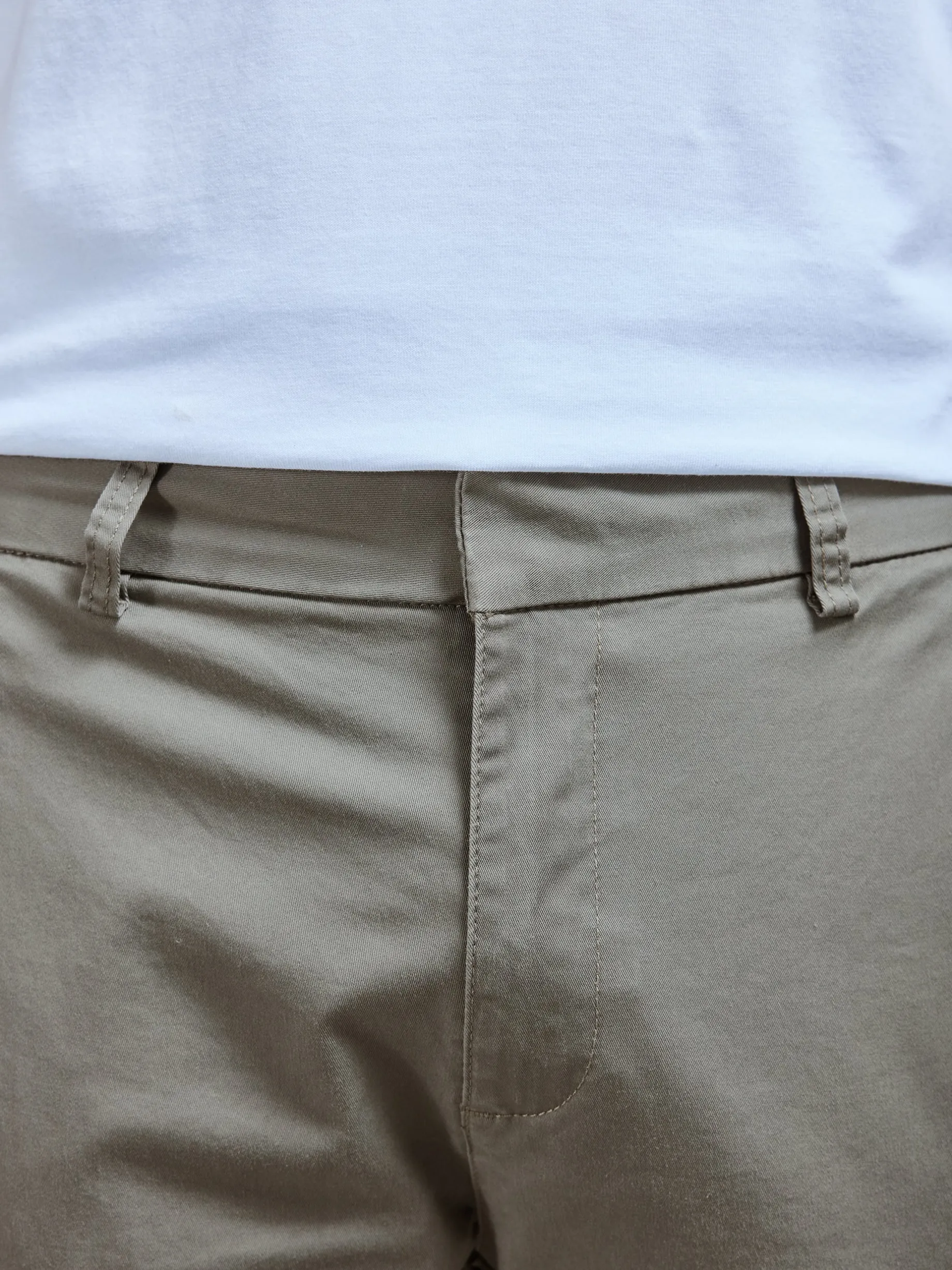 Tailored Cotton Cargo Pant - Olive