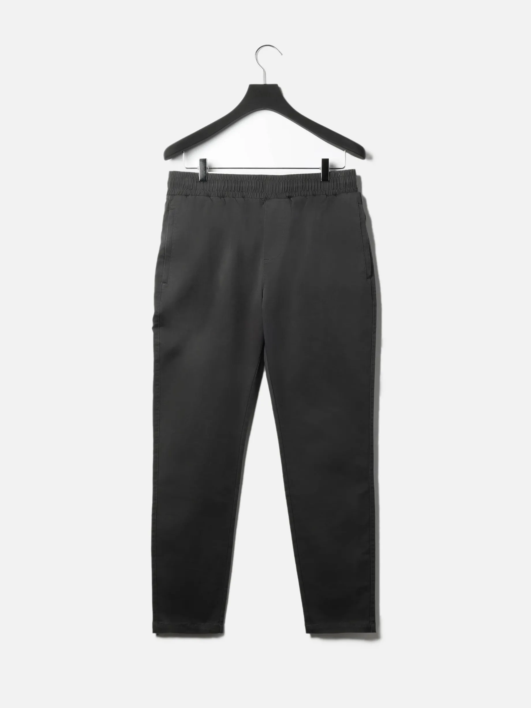 Tailored Drawstring Chino Trouser - Grey