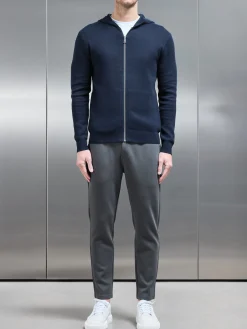 Tailored Interlock Chino Trouser - Grey