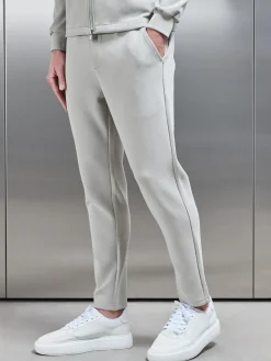 Tailored Interlock Chino Trouser - Stone