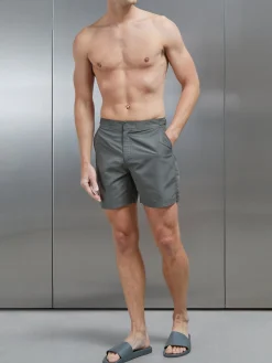 Tailored Swim Short - Olive