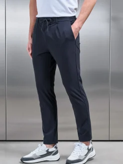 Technical Stretch Chino Trouser - Navy