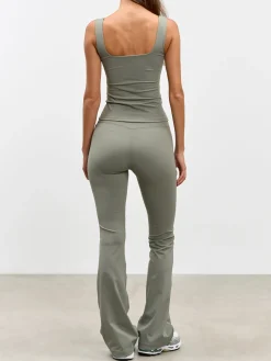 Womens Active Flared Legging - Sage
