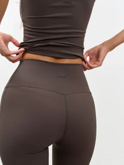 Womens Active Flared Legging - Brown