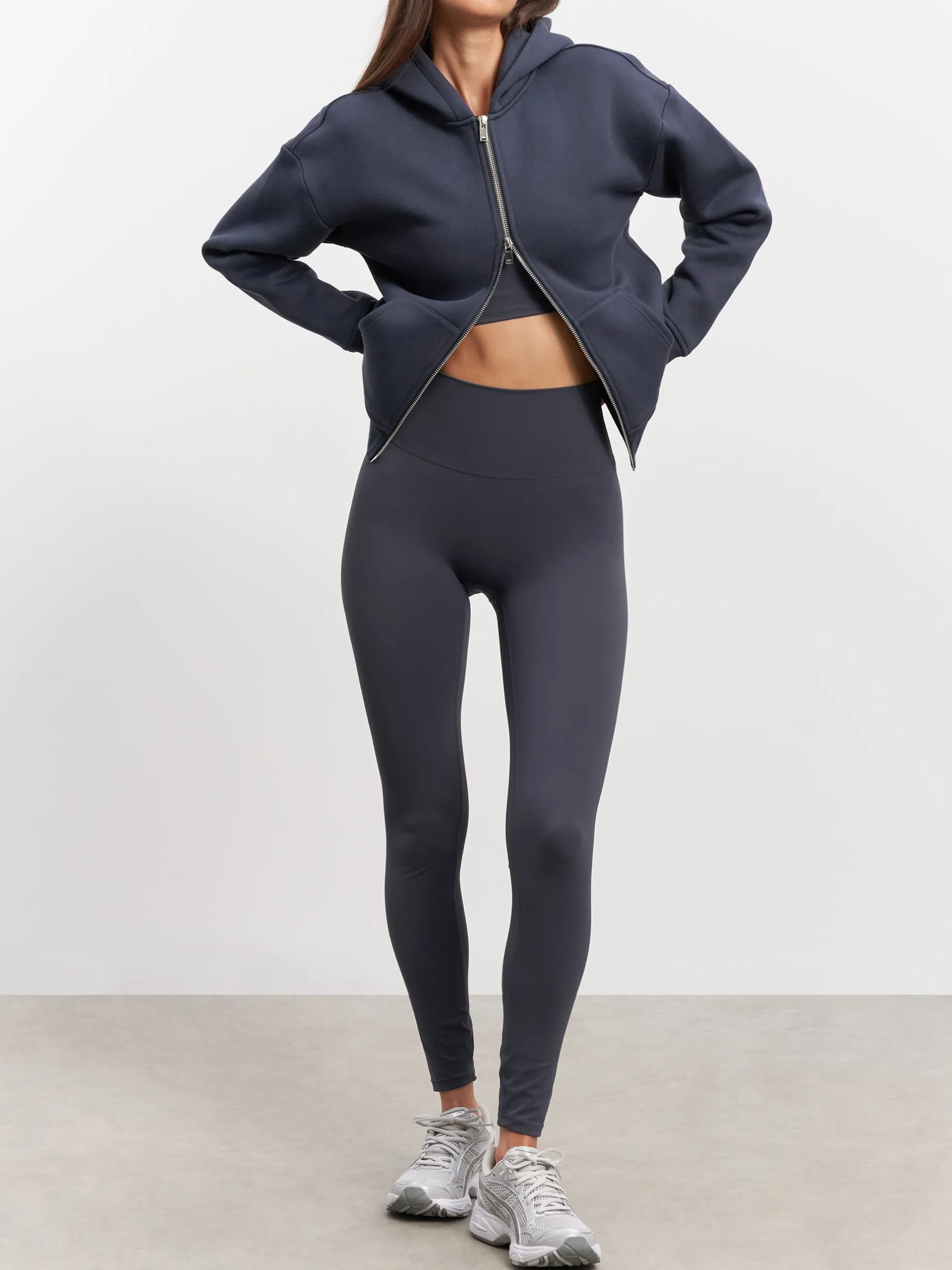 Womens Active Legging - Slate Blue