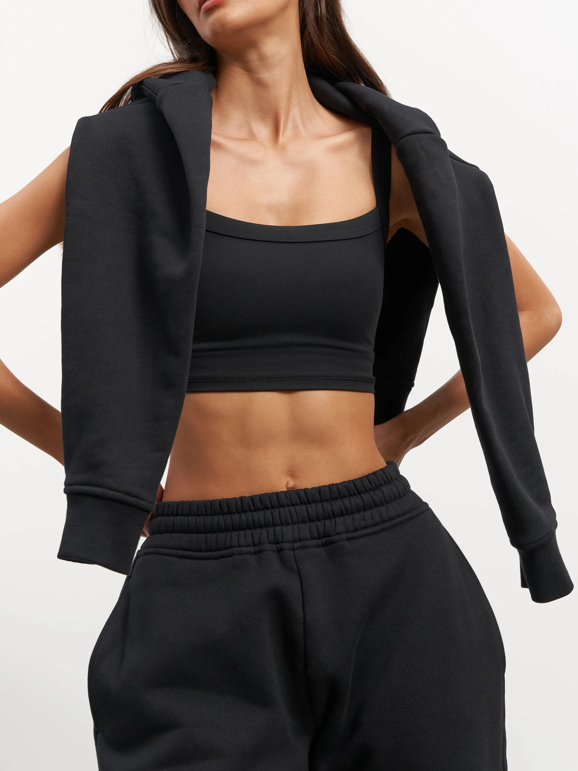 Womens Active Sports Bra - Black