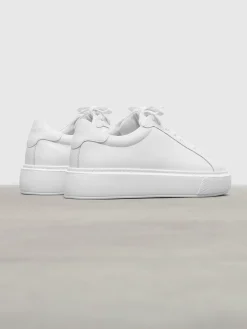 Womens Essential Leather Trainer - White