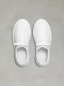 Womens Essential Leather Trainer - White