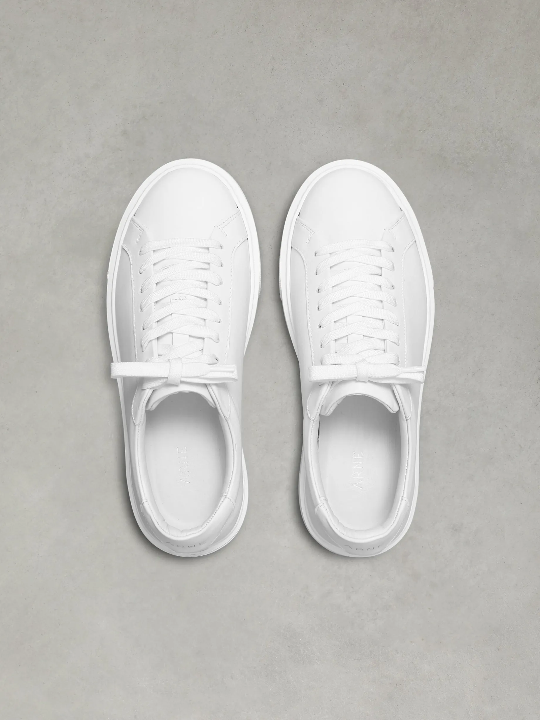 Womens Essential Leather Trainer - White