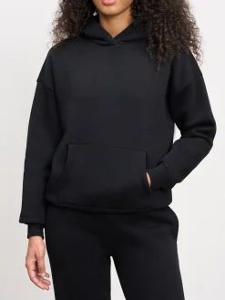 Womens Neoprene Hoodie - Black