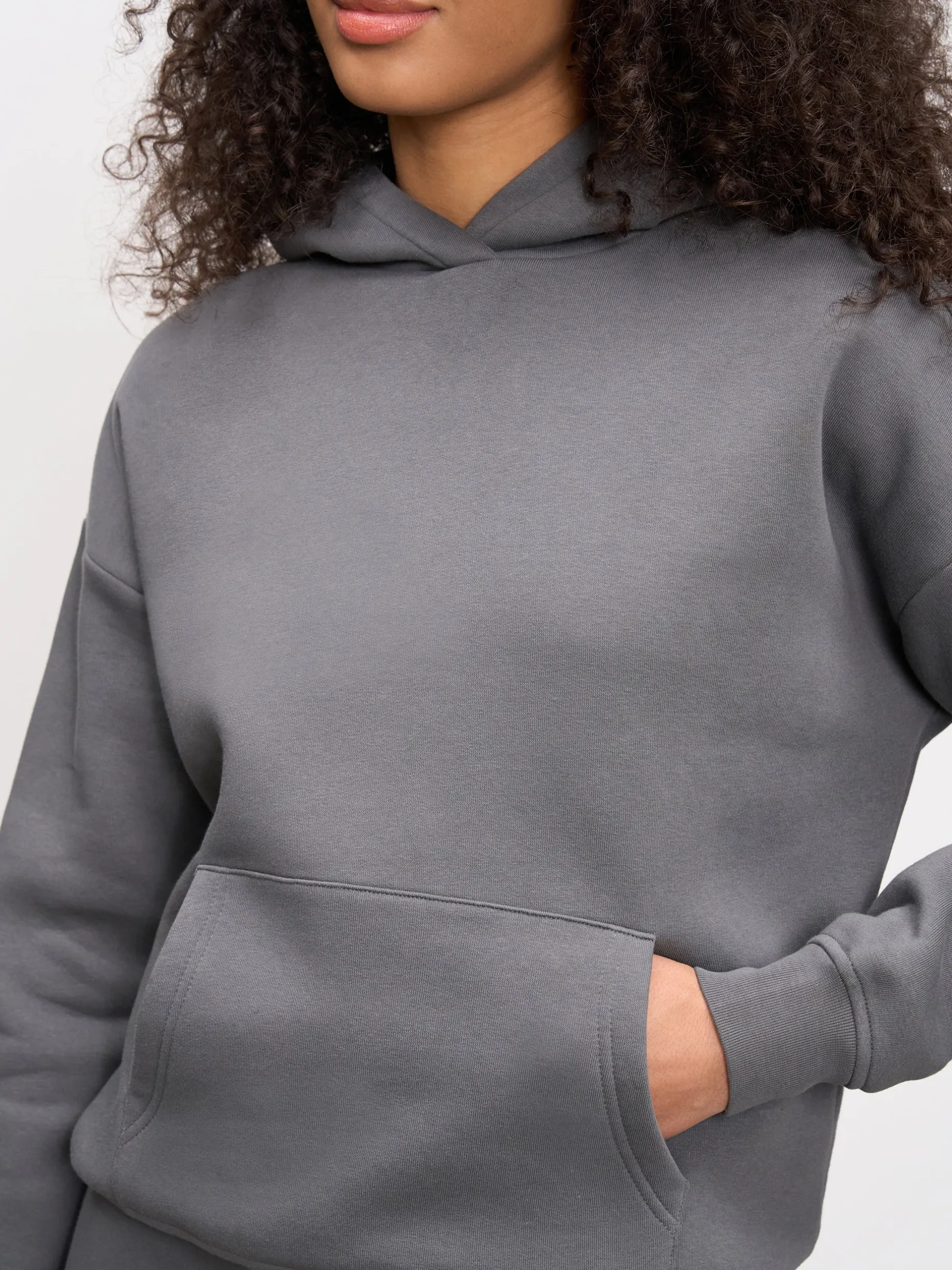 Womens Neoprene Hoodie - Grey