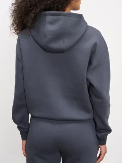 Womens Neoprene Hoodie - Slate Blue