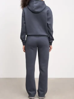 Womens Neoprene Hoodie - Slate Blue