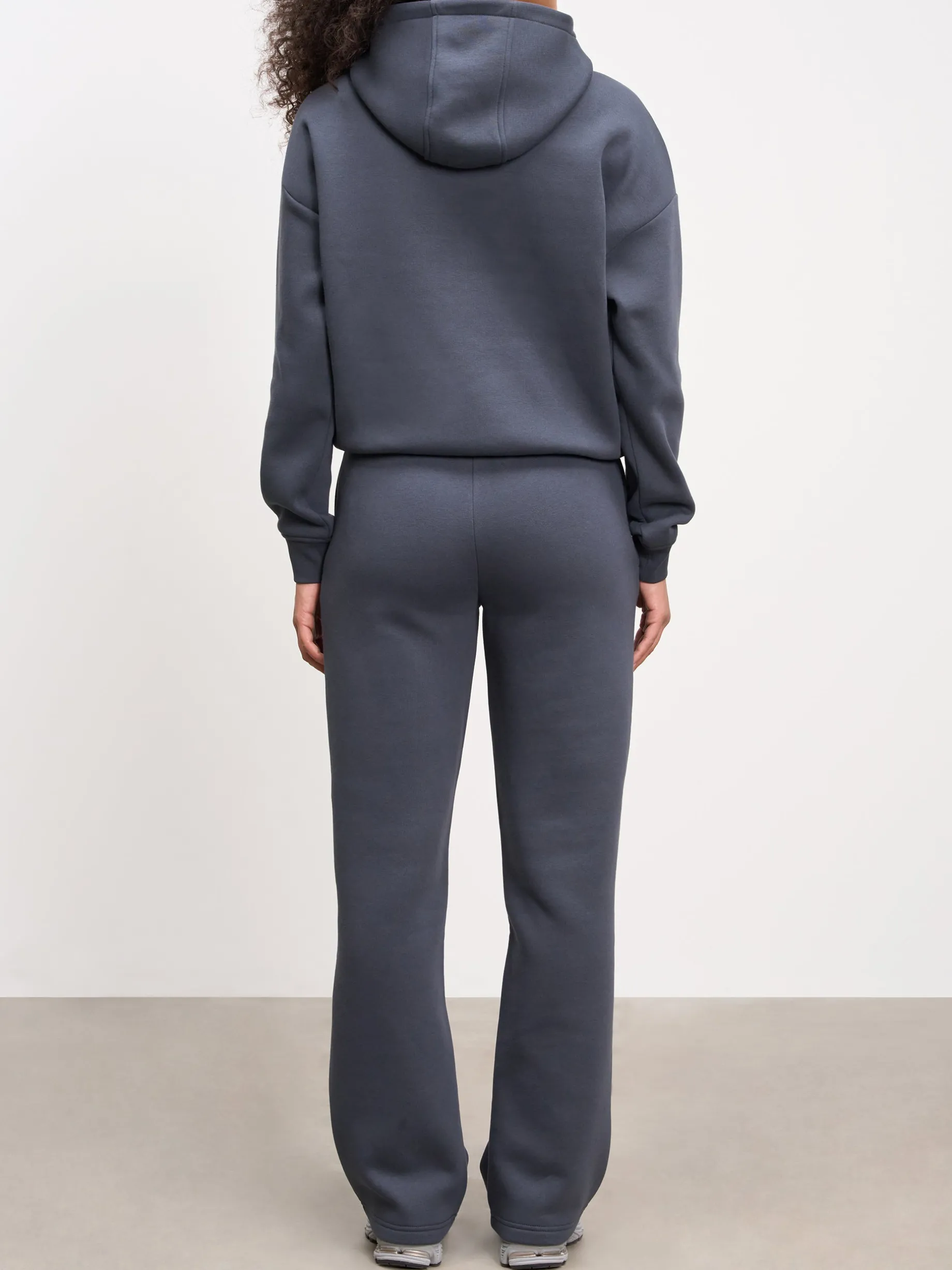 Womens Neoprene Hoodie - Slate Blue