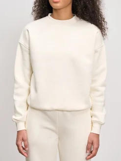 Womens Neoprene Sweatshirt - Ecru